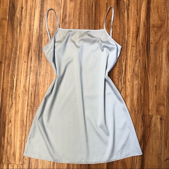 Rochas blue silk collared babydoll mini dress - Picture 9 of 9